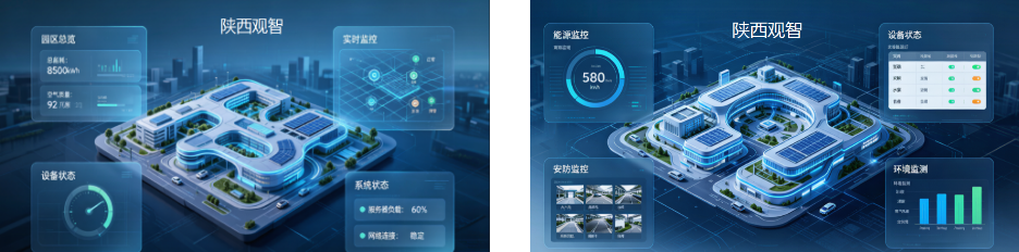 陕西观智科技智慧园区整体解决方案-IBMS 园区综合集成管理平台