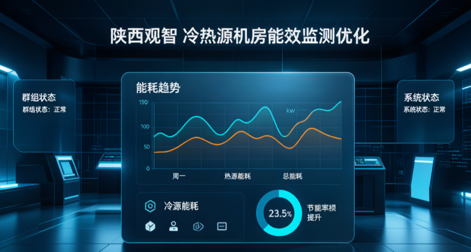陕西观智 冷热源机房设备群控+能效监测优化g