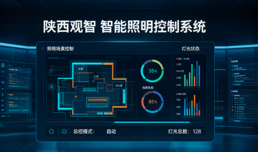 陕西观智 智能照明控制系统 智慧建筑照明精细化管控平台